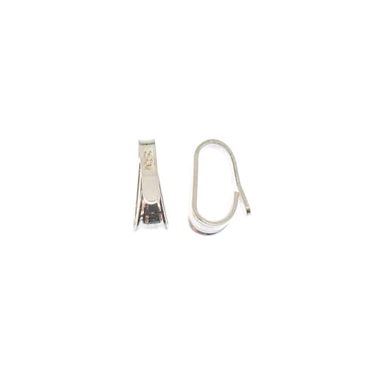 Sterling Silver Small Bail Locket, 4ct. by Bead Landing™